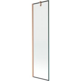 Parawan nawannowy stały Mexen Next czarny 50x150 cm 1 szt.
