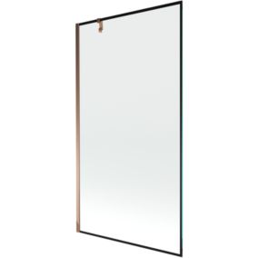 Parawan nawannowy stały Mexen Next czarny wzór 100x150 cm 1 szt.