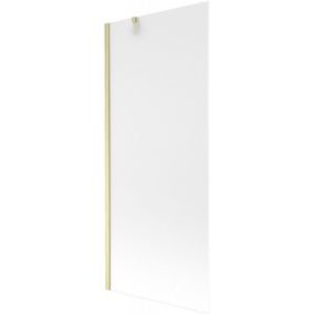 Parawan nawannowy stały Mexen Next złoty szczotkowany 80x150 cm 1 szt.