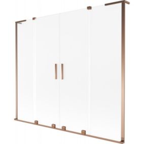 Parawan nawannowy uchylny Mexen Velar L różowe złoto 200 x 150 cm 1 szt.