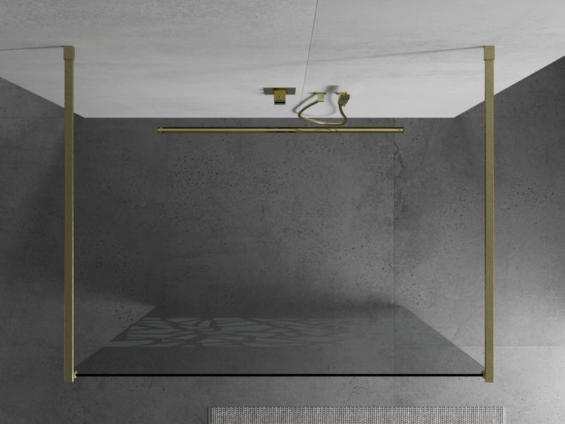 Parawan prysznicowy Mexen Kioto biały wzór 120x200 cm 1 szt.