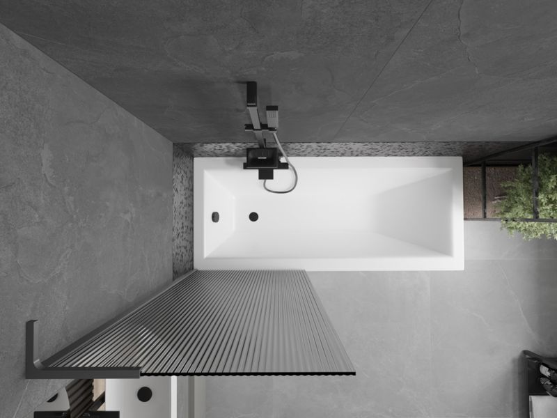 Parawan wannowy 1-skrzydłowy Mexen Next L gun metal 70 x 150 cm 1 szt.