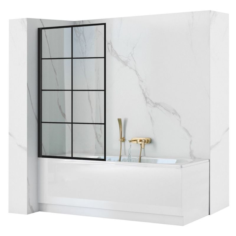 Parawan Wannowy Rea Lagos-1 70 Czarny 1 Szt