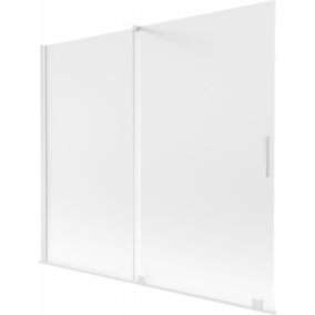 Parawan wannowy ruchomy Mexen Velar szron 180x150 cm 1 szt.