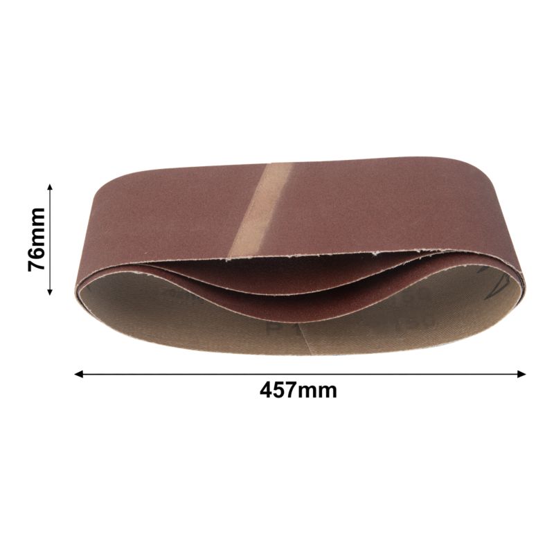 Pas bezkońcowy Mac Allister 75 x 457 mm P120 3 sztuki