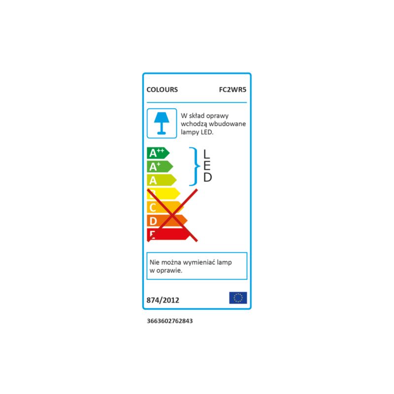 Pasek LED Colours Driggs 1 x 36 W 4000 K IP20 RGBB 5 m