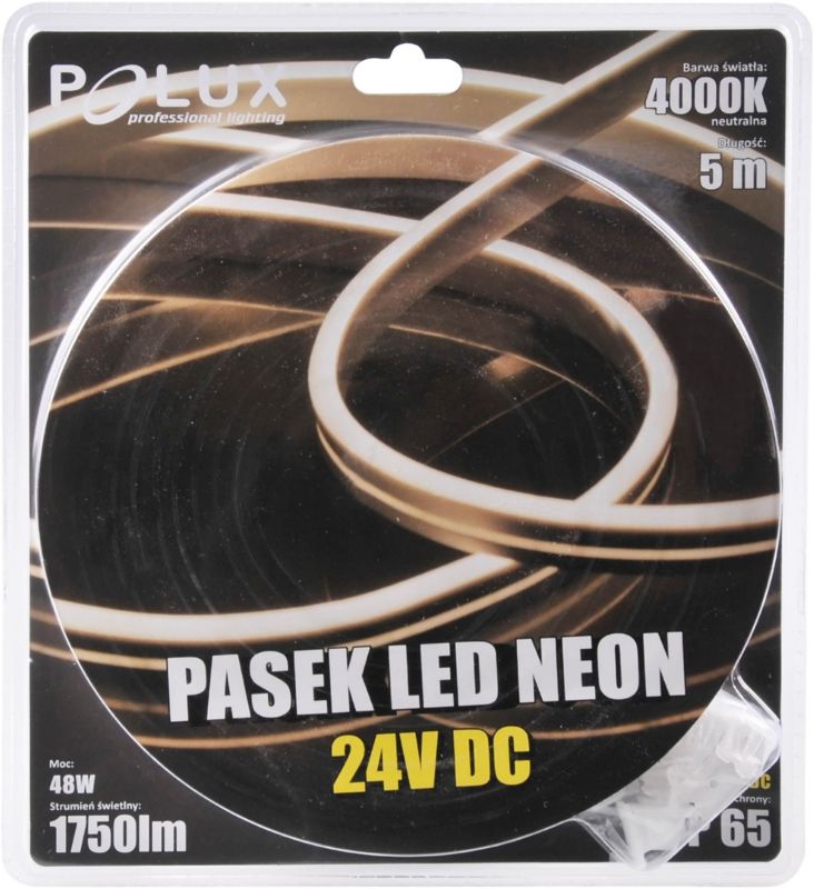 Pasek LED Polux Neon 24 V IP65 4000 K 5 m