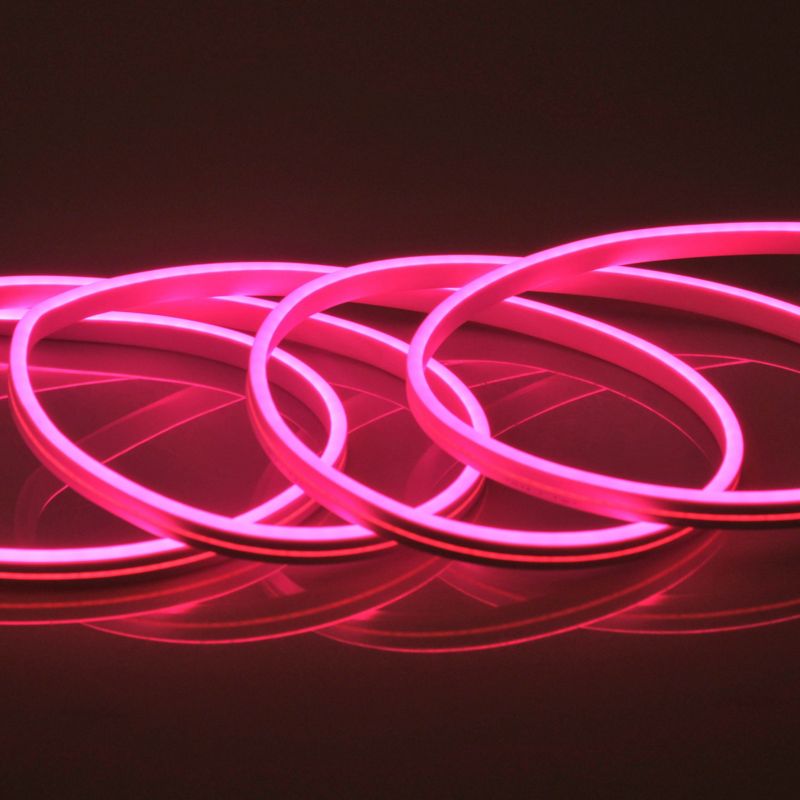 Pasek LED Polux Neon 24 V IP65 5 m różowy