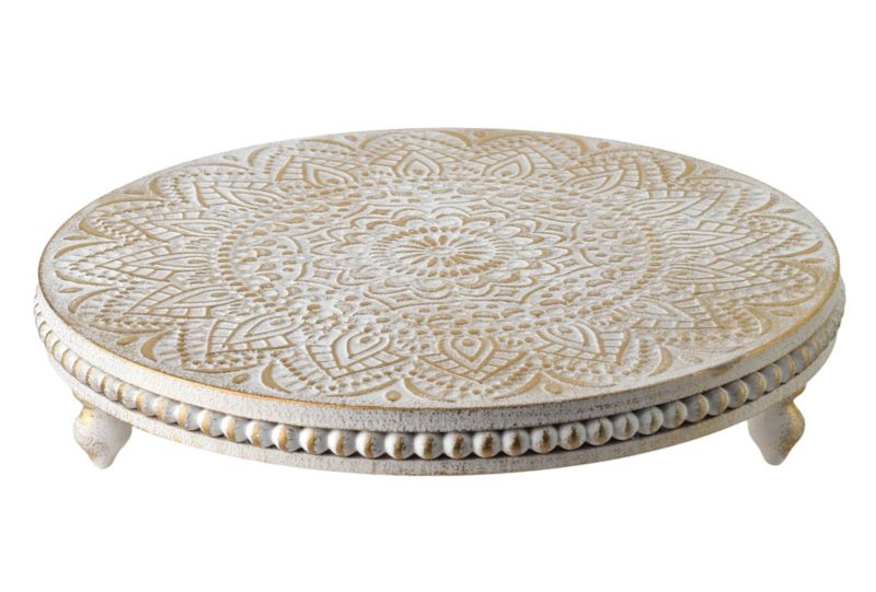 Patera dekoracyjna MDF Mondex DAZ 30x30x6 cm złota 1 szt.