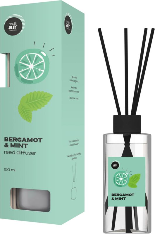 Patyczki zapachowe Multiair bergamot mint