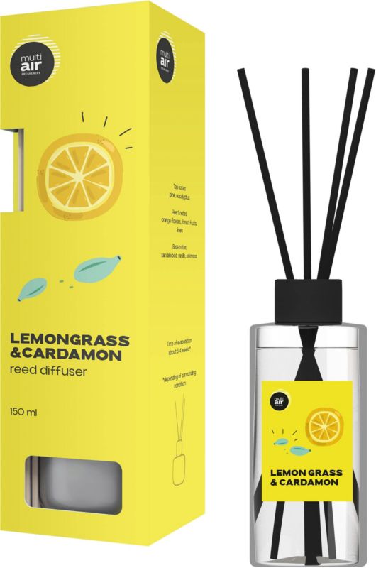 Patyczki zapachowe Multiair lemongrass & cardamon