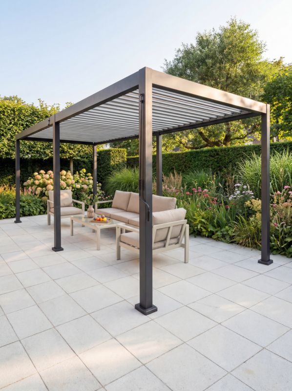 Pawilon Evisa 6 x 3 m antracyt