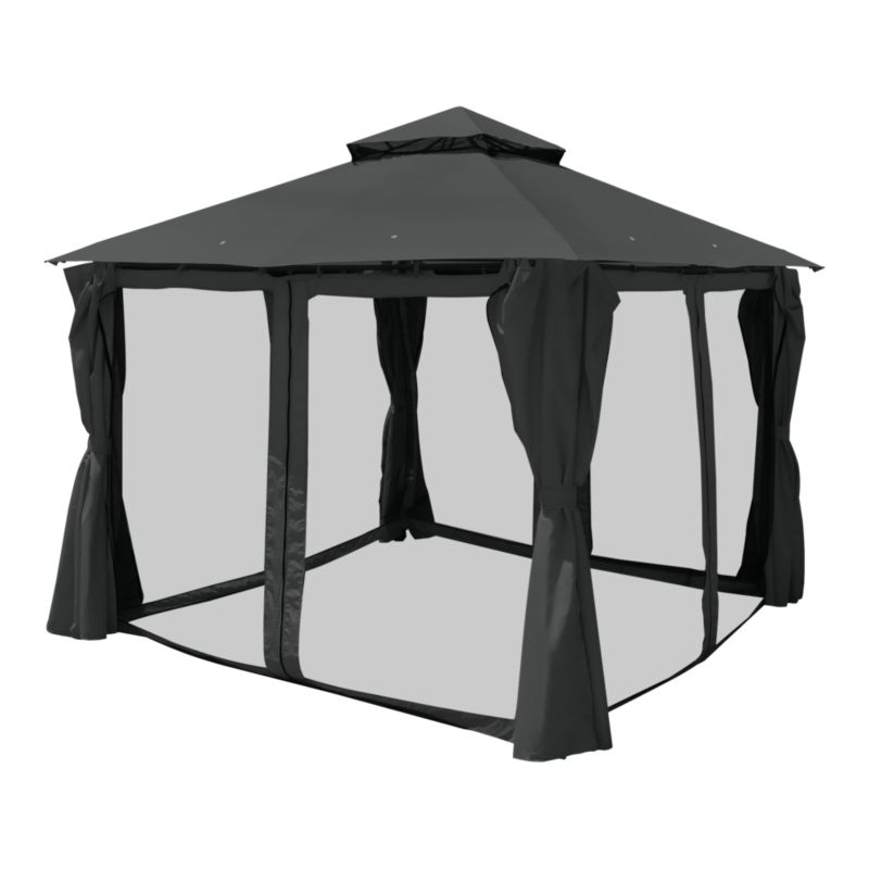 Pawilon GoodHome Thar 3 x 3m antracyt