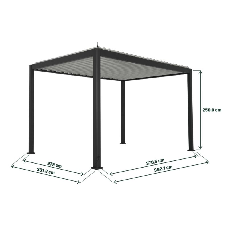 Pawilon Klikstrom Bioclimatic Breva 3 x 4 m