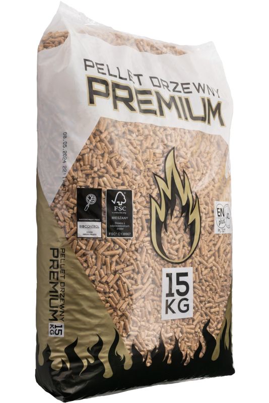 Pellet drzewny A1 6 mm 15 kg