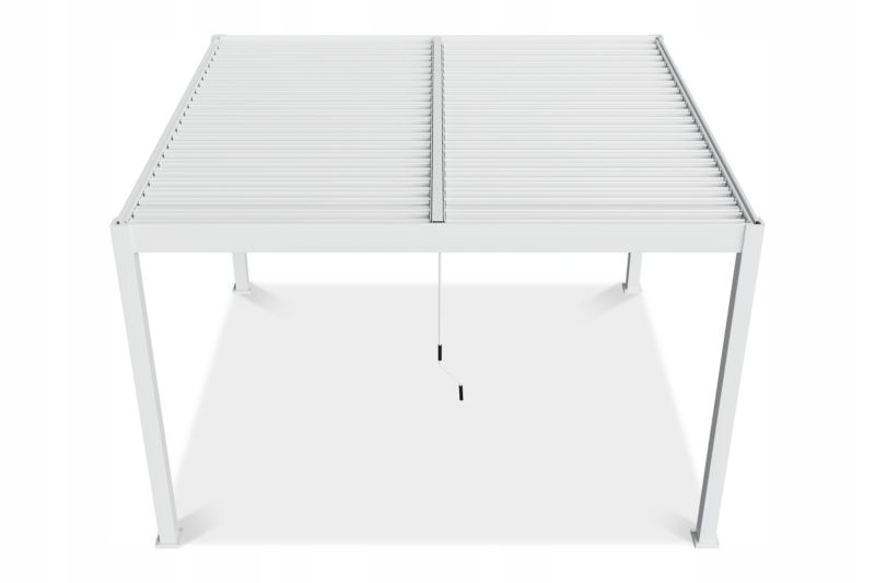 Pergola Aluminiowa Tarasowa Aluminium ELEGANCE DUO 3,6x4 Gutroof biała 1 szt