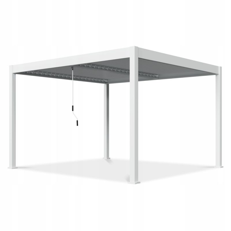 Pergola Aluminiowa Tarasowa Aluminium ELEGANCE DUO 3,6x4 Gutroof biała 1 szt