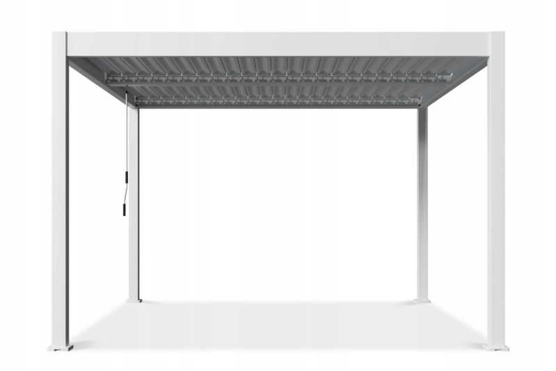 Pergola Aluminiowa Tarasowa Aluminium ELEGANCE DUO 3,6x4 Gutroof biała 1 szt