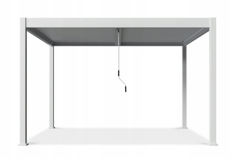 Pergola Aluminiowa Tarasowa Aluminium ELEGANCE DUO 3,6x4 Gutroof biała 1 szt