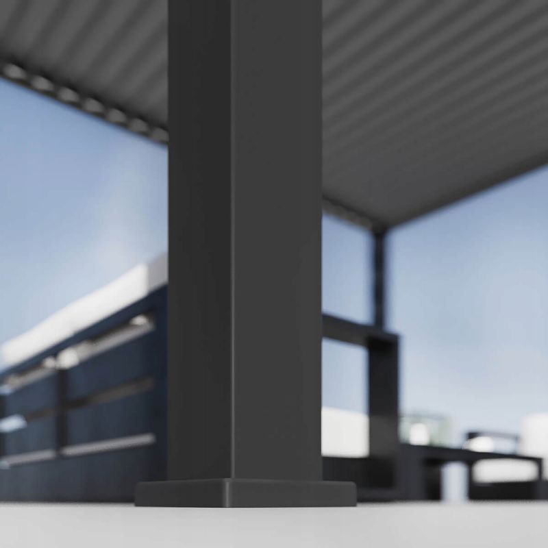 Pergola Aluminiowa Tarasowa Aluminium na ogród ELEGANCE 3x6 Gutroof 1 szt