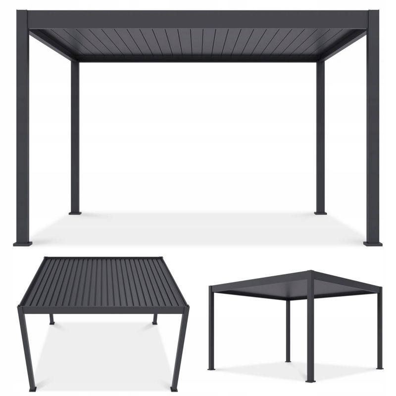 Pergola Aluminiowa Tarasowa DELUXE AUTOMATIC 3,6x4 z oświetleniem LED 1 szt