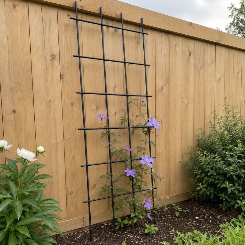 Pergola KADAX Ogrodowa metalowa Podpora Do Roślin Róż Kwiatów Kratka 60x150cm 1 szt.