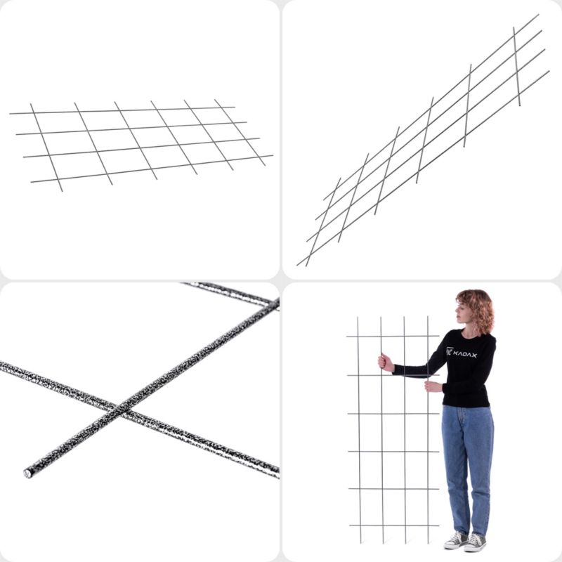 Pergola KADAX Ogrodowa metalowa Podpora Do Roślin Róż Kwiatów Kratka 60x150cm 1 szt.