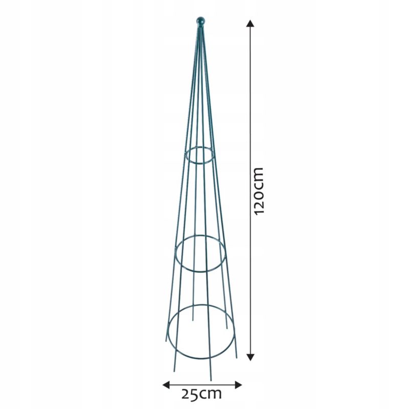 Pergola KADAX Podpora Do Roślin Stożek Ogrodowy Pnączy 120cm 1szt.
