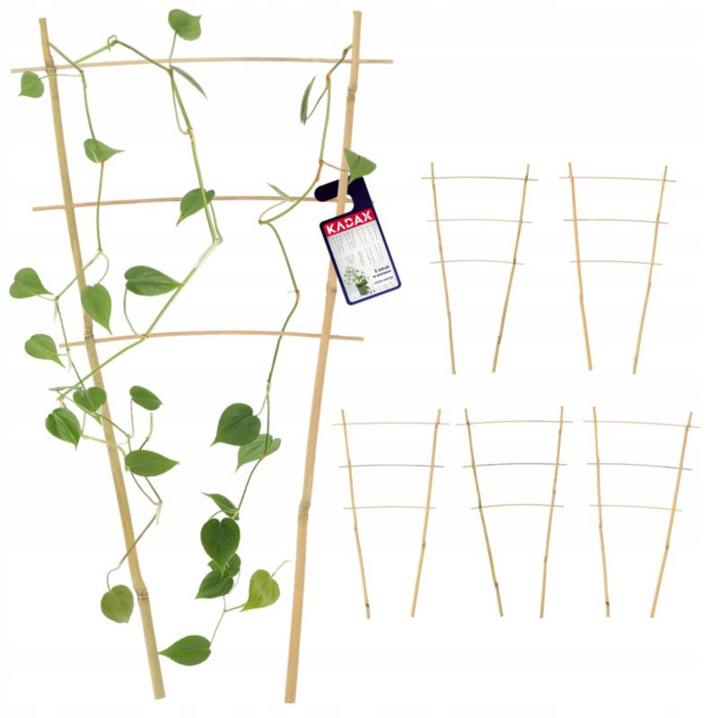 Pergola KADAX Podpora Drabinka Bambusowa 45 cm 5 szt.