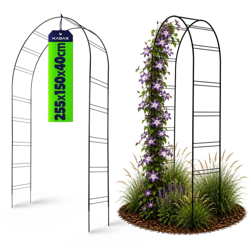 Pergola KADAX Łuk Ogrodowa metalowa Na Kwiaty Róże 255cm 1 szt.
