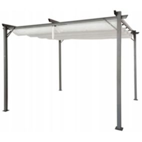 Pergola Na Taras Hardmaister Z Poszyciem Ogrodowa Altana Sprint 3x3 Szara 1 szt