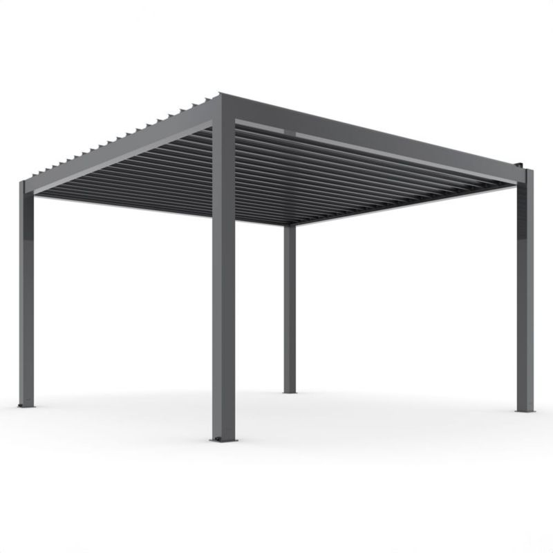 Pergola ogrodowa elektryczna Mirpol z oświetleniem LED antracytowa 1szt.