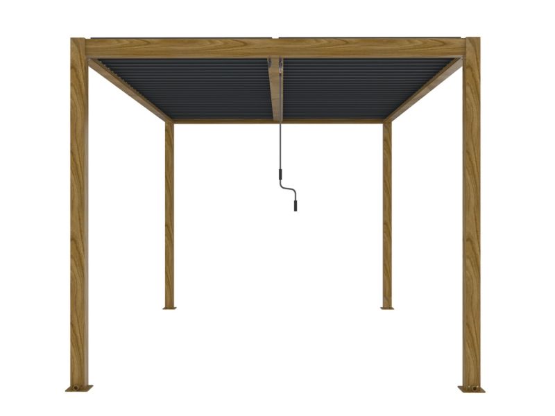 Pergola Ogrodowa Esti&Esta 3x4m Aluminiowa Regulowany Dach Z Oświetleniem LED 1szt
