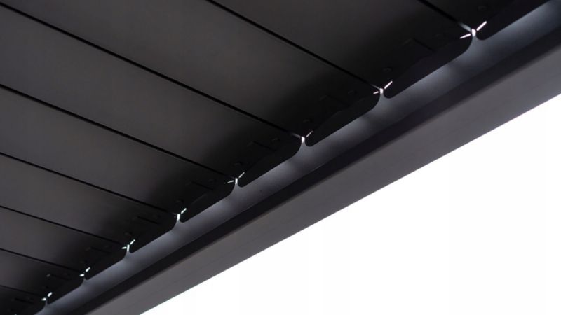 Pergola Ogrodowa Gutroof Premium Przyścienna na taras 3x3 Premium Wall Antracytowa 1 szt