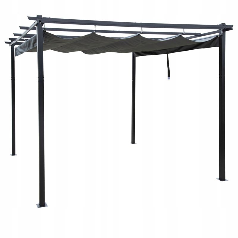 Pergola ogrodowa JUMI altana z zadaszeniem pawilon 3x4m ogród wiata tarasowa 1 szt.