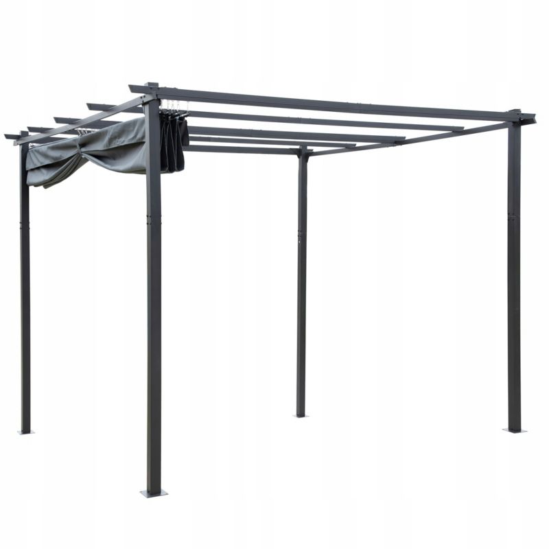 Pergola ogrodowa JUMI altana z zadaszeniem pawilon 3x4m ogród wiata tarasowa 1 szt.