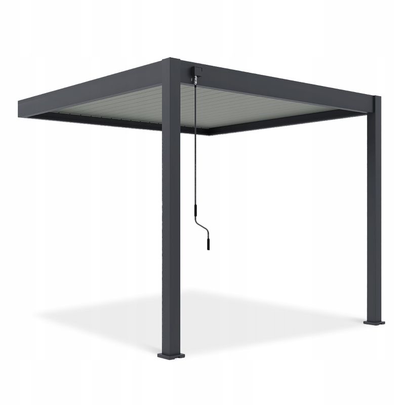 Pergola Ogrodowa Przyścienna Na Taras Elegance Wall 3x3 Gutroof Zadaszenie 1 szt