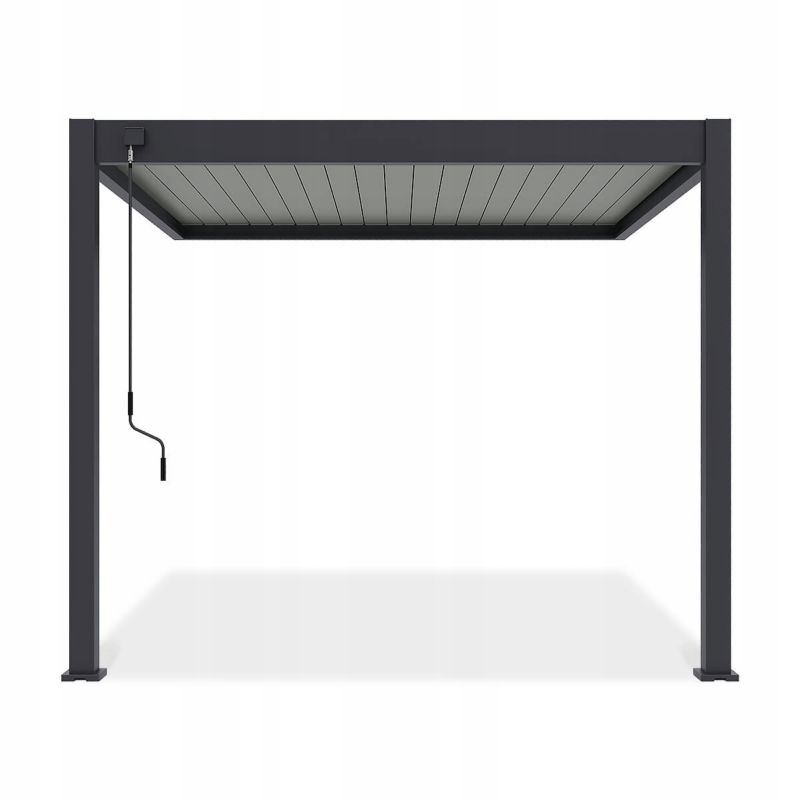 Pergola Ogrodowa Przyścienna Na Taras Elegance Wall 3x3 Gutroof Zadaszenie 1 szt