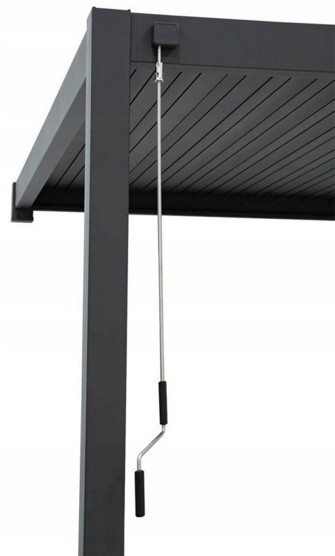 Pergola Ogrodowa Przyścienna Na Taras Elegance Wall 3x3 Gutroof Zadaszenie 1 szt