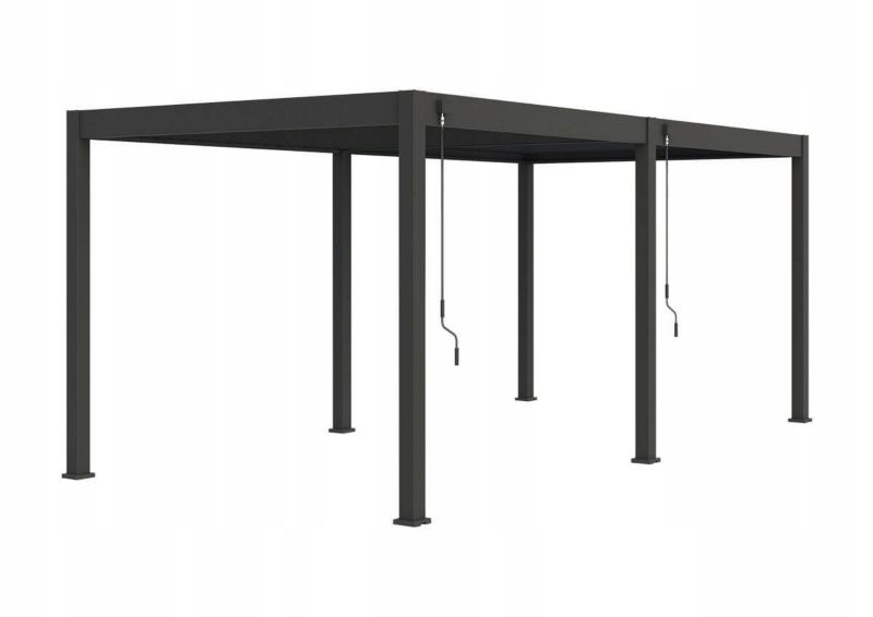 Pergola Ogrodowa Zadaszenie Tarasu Elegance 3x6m Metalowa Antracyt Gutroof 1 szt