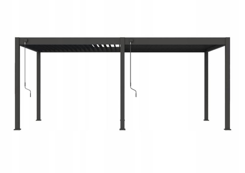 Pergola Ogrodowa Zadaszenie Tarasu Elegance 3x6m Metalowa Antracyt Gutroof 1 szt