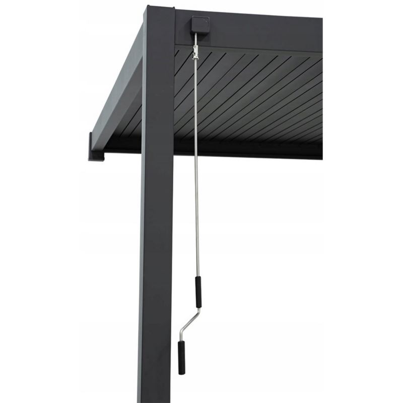 Pergola Ogrodowa Zadaszenie Tarasu Elegance 3x6m Metalowa Antracyt Gutroof 1 szt