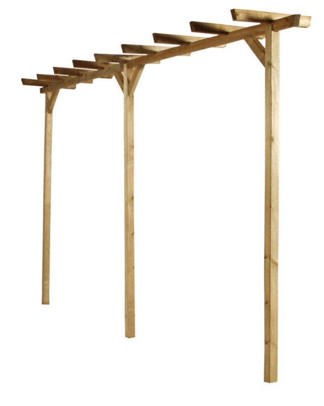 Pergola podwójna COMPLEX 450X65/H245, impregnowana, 1 szt.