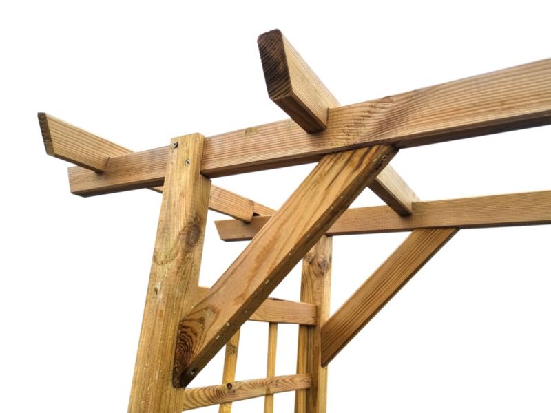 Pergola prosta Wellton 70 x 180 x 210 cm 1 szt.
