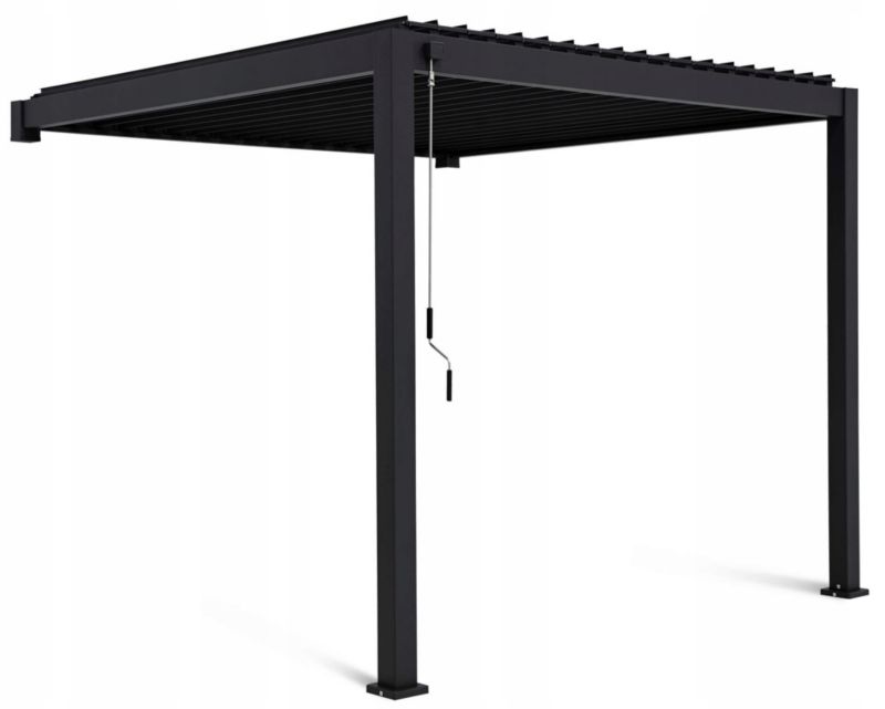 Pergola Przyścienna Gutroof 3x4 Aluminiowa Premium Pawilon Taras Biała 1 szt