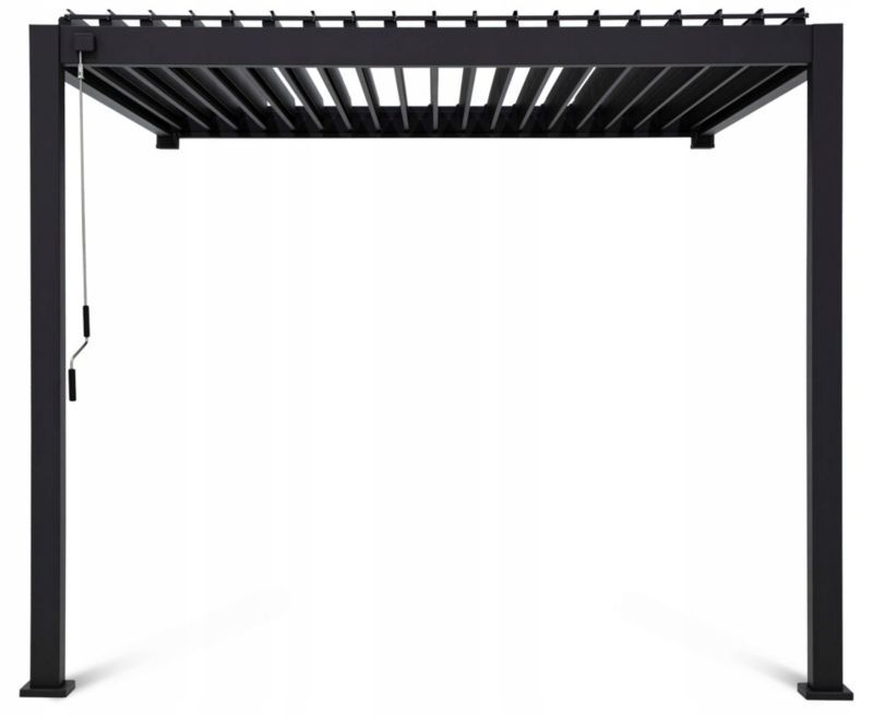 Pergola Przyścienna Gutroof 3x4 Aluminiowa Premium Pawilon Taras Biała 1 szt