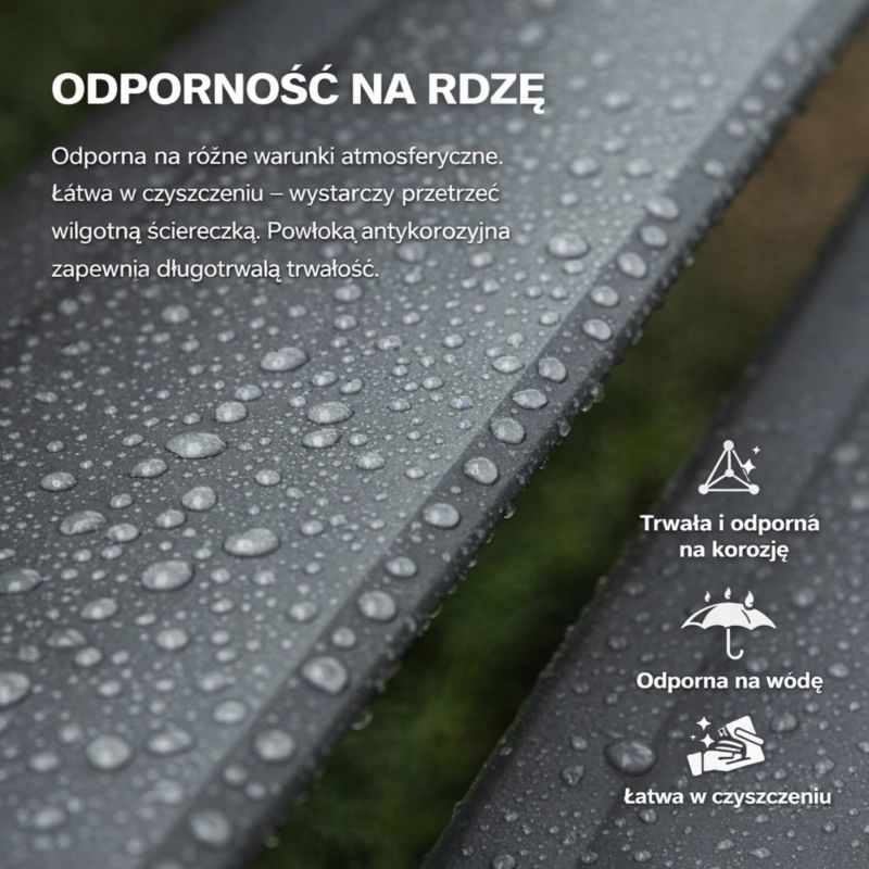 Pergola Tarasowa Corciano Borneo z otwieranym dachem Altana Aluminiowa Antracyt 3x6m 1szt.