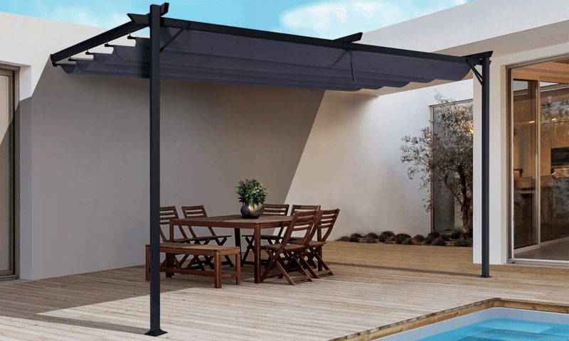 Pergola Tarasowa Hardmaister Altana Ogrodowa Zadaszenie Pawilon SPRINT 4x2,7 Duża Wiata 1 szt