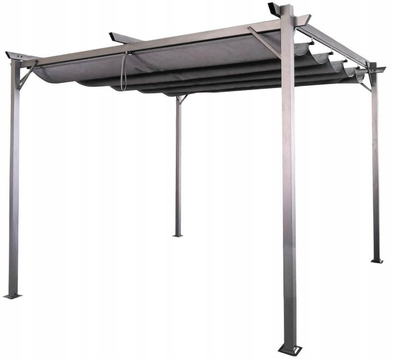 Pergola Tarasowa Hardmaister Sprint 290x290cm 3x3 Metalowa Altana Ogrodowa 1 szt
