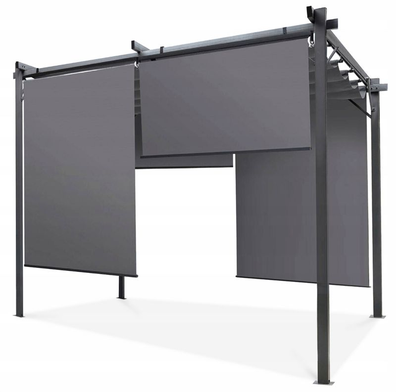Pergola Tarasowa Hardmaister Zadaszenie Na Ogród Sprint Plus 3x3 Antracyt 1 szt